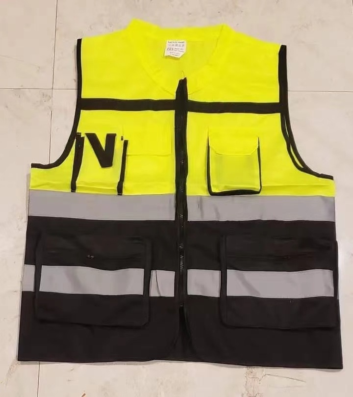 Reflective Safety Clothing Reflective Vest Construction Jacket High Visibility Strip Hi Vis Work Security Safety Vest