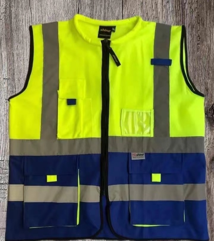 Reflective Safety Clothing Reflective Vest Construction Jacket High Visibility Strip Hi Vis Work Security Safety Vest