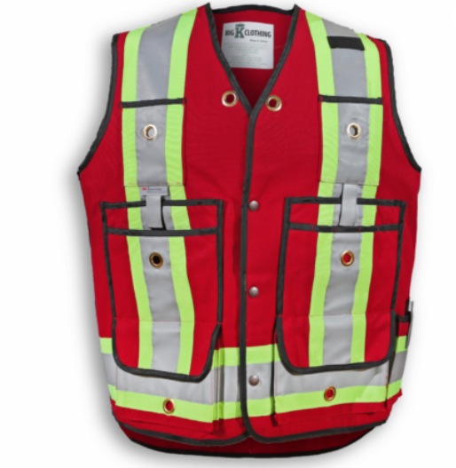 High Visibility Hi-Viz Surveyors Vest Vest