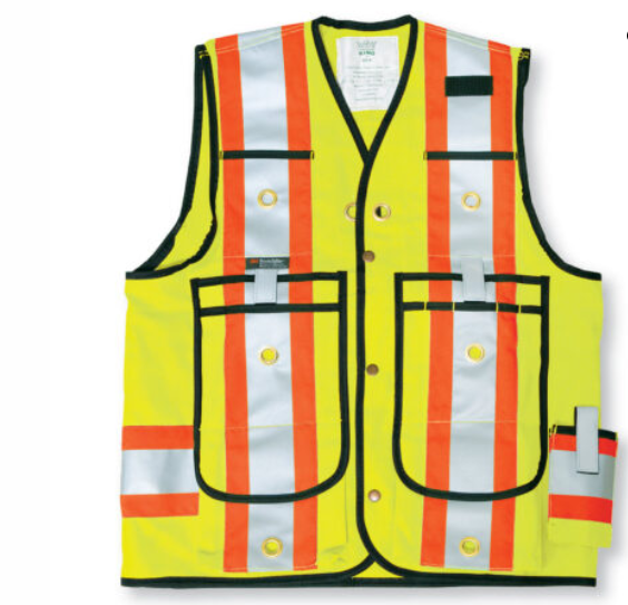 High Visibility Hi-Viz Surveyors Vest Vest