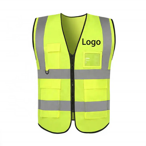 Multi-pocket Traffic Mesh Fabric Work Reflective Safety Jacket Vest