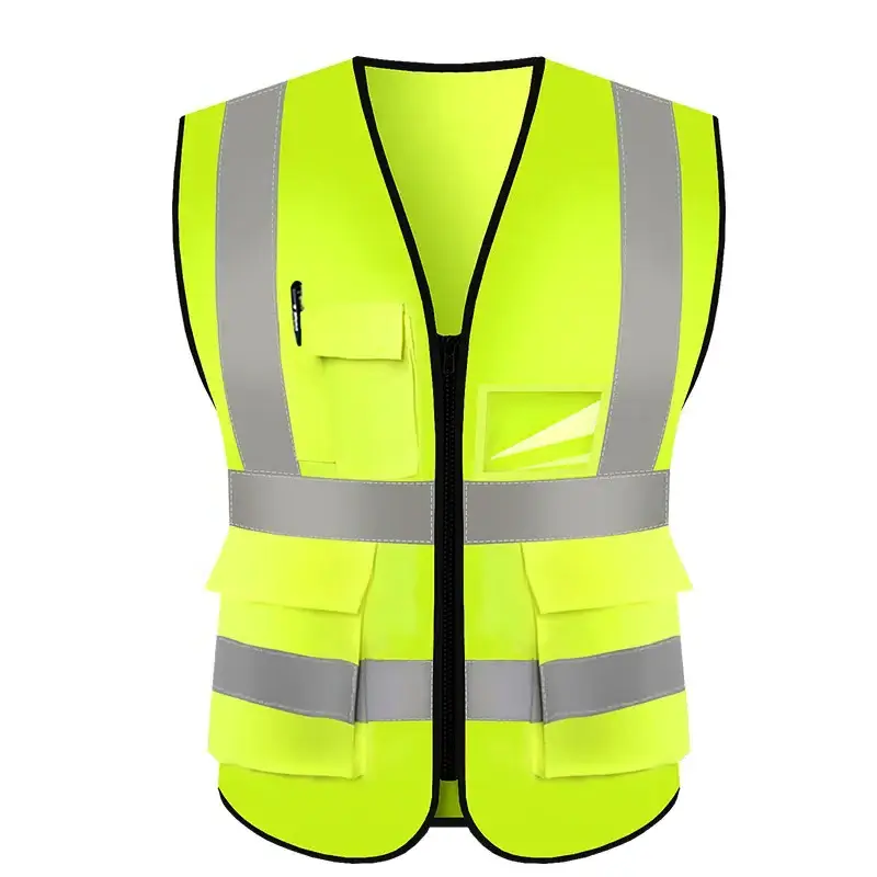 Hot sale high visibility vests interactive gilet ips vests shooting reflective lightsafty vest with led light for night