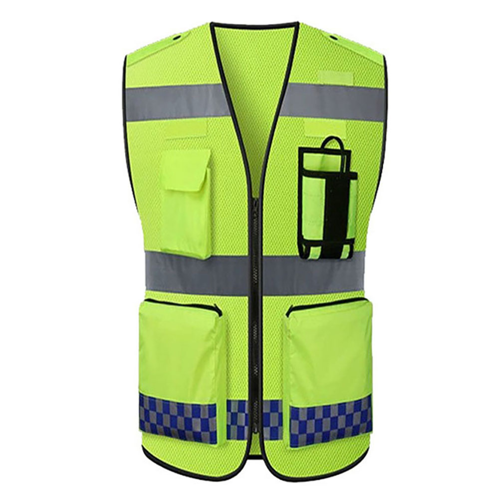 Custom Reflective Vest Construction Traffic Warehouse High Security Protection Waistcoat Workwear