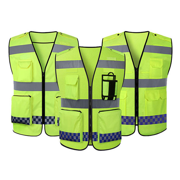 China factory custom vest adult construction warning vests for construction workers