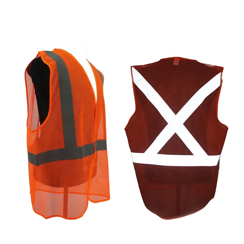 Hi-viz Security Uniform Reflector Tape Security Vests Safety Reflective Vest With Logo