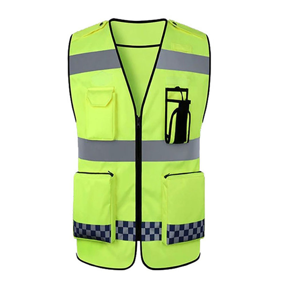 Custom Reflective Vest Construction Traffic Warehouse High Security Protection Waistcoat Workwear