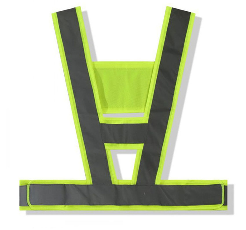 High Visibility Flashing LED Safety Vest Reflective Breathable Belt Traffic Vest for Runners Workers Jogging Biking Night