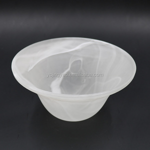 Replacement Hanging Lighting Alabaster Cloudy Frosted Glass Bowl Light Shade Pendant Lamp Fixture