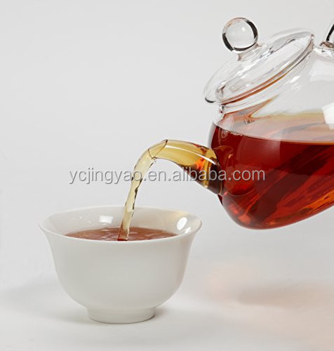 Customized Small Glass Teapot with Infuser/Loose Leaf Tea Pot with Stainless Steel Filter and Glass Lid