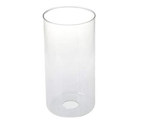 OEM Clear Heat Resistant Borosilicate Glass Cylinder Shade Accessory Glass Lamp Fixture Shade Replacement Glass Piece