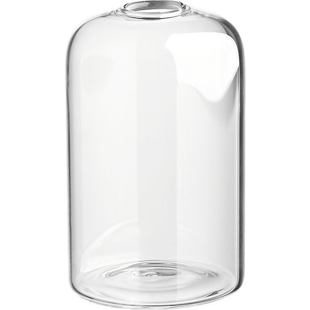 Handmade Clear Borosilicate Cylinder Glass Cloche Bud Vase for Home Decoration Wedding Decoration