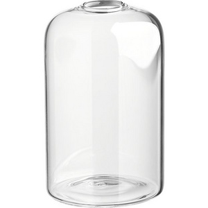 Handmade Clear Borosilicate Cylinder Glass Cloche Bud Vase for Home Decoration Wedding Decoration