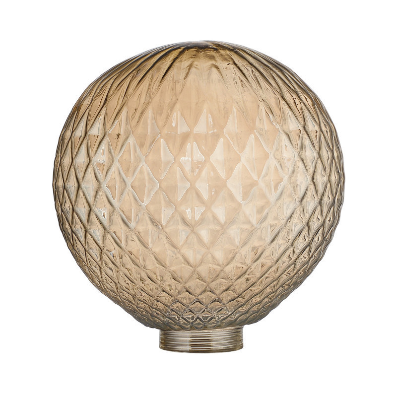 Lampworking Amber Borosilicate Mosaic Glass Pattern Globe Lamp Cover Lighting Shade with G9 Screw Thread Glass Ball Lampshade