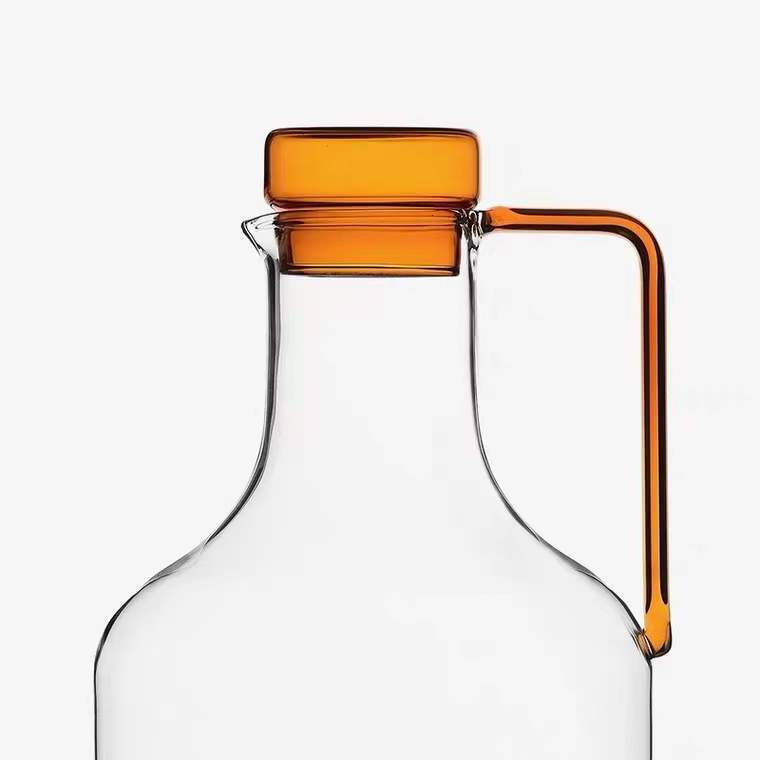 Custom Made Heat-resistant Modern Simple Style Environmental Friendly Glass Cold Kettle Glass Tea Pot