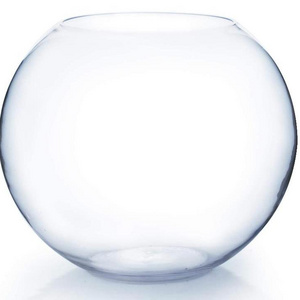 Custom Made Clear Round Bubble Vase Jar, Floral Planter Terrarium  Borosilicate Glass Ball Vase