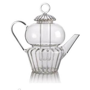 Wholesale Customized Simple Glass Kettle Glass Pitcher Tea Pot Glass Teapot for Loose Leaf Tea