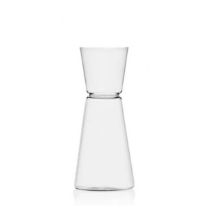 Handblown Heat Resistant Borosilicate Colored Glass Milk Water Coffee Carafes for sale