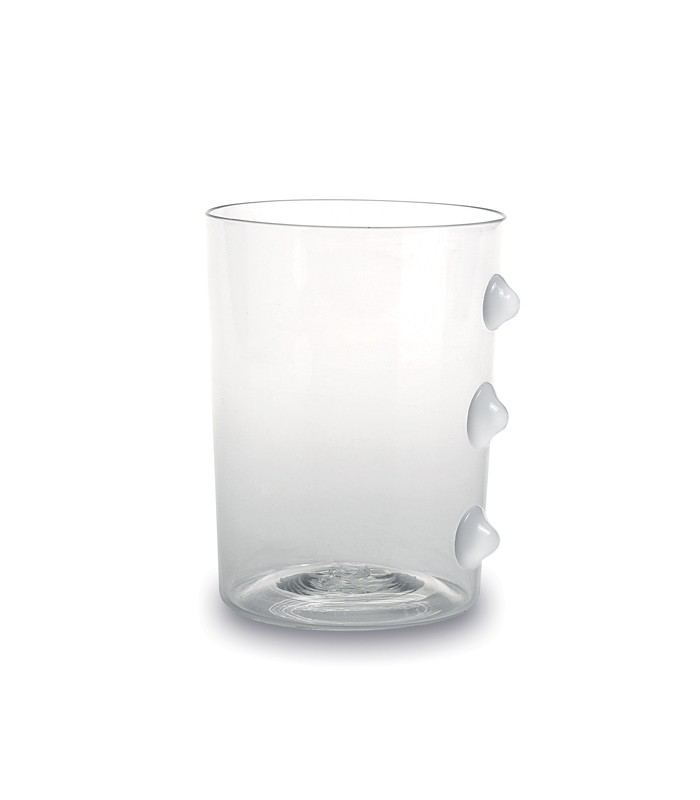 Custom Blown Borosilicate Round Colored Drinking Glass Tumbler