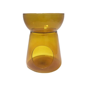 OEM Home Decorative Heat Resistant Colored Glass Oil Burner Holders