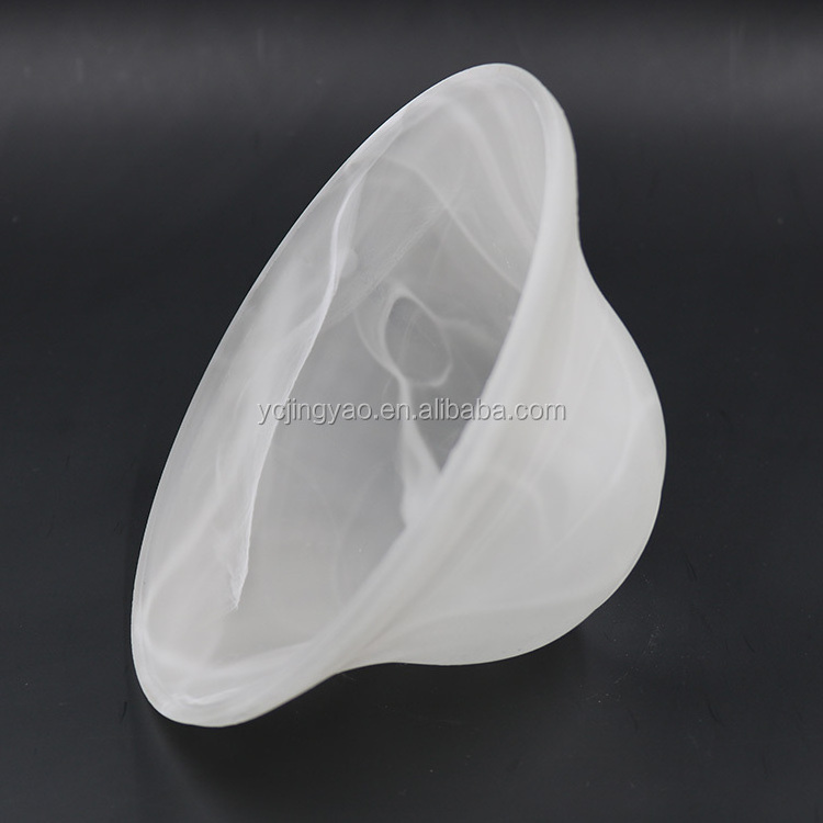 Replacement Hanging Lighting Alabaster Cloudy Frosted Glass Bowl Light Shade Pendant Lamp Fixture