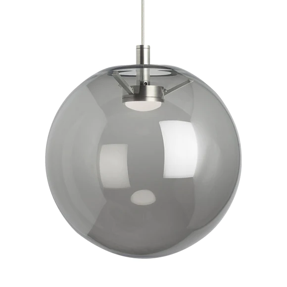 Wholesale Smoked Grey Colored Round Globe Light Cover Glass Ball Light Shade