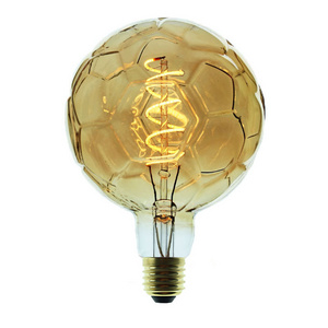 Decorative Single Curved Filament 5W E27 2000K Vintage Edison LED Golden Light Bulb G125