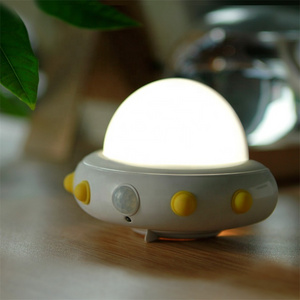 LED Closet Light Motion Activated Cordless Under Cabinet Motion Sensor Light UFO Night Light