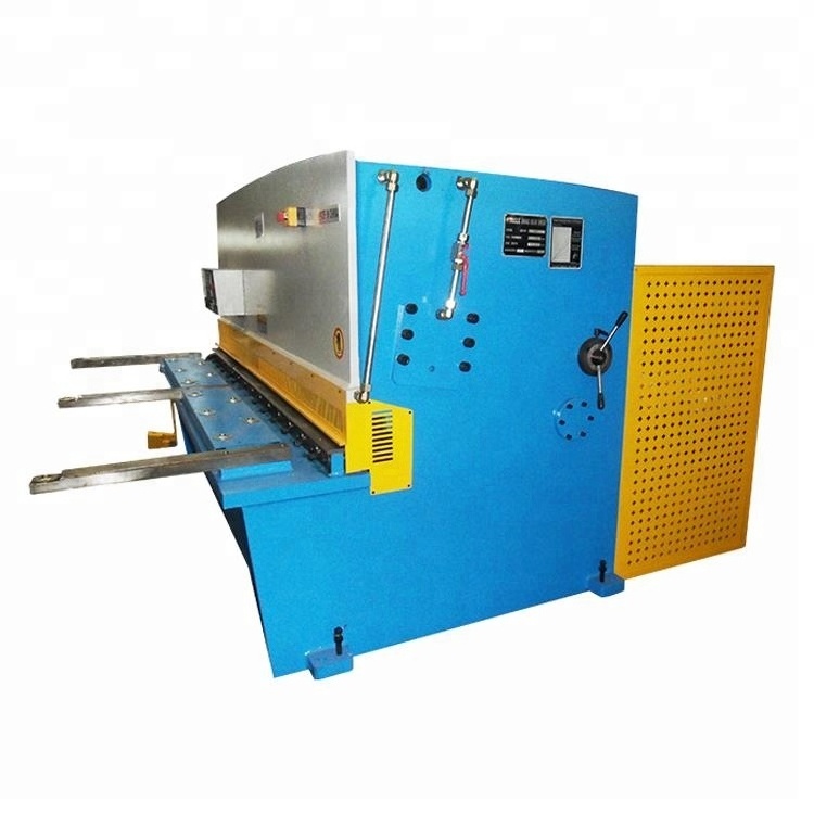 Latest design plate hydraulic swing beam QC12Y-4X2500 shearing machine