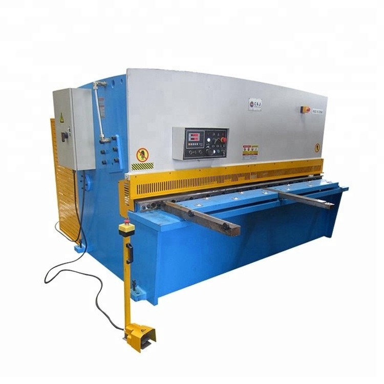 Latest design plate hydraulic swing beam QC12Y-4X2500 shearing machine