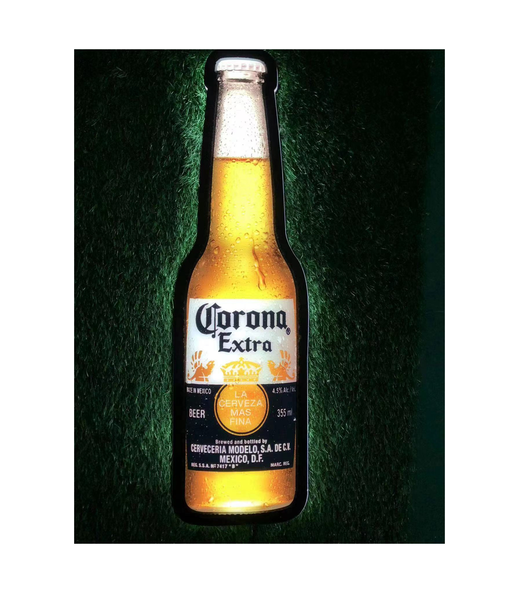 Custom Made Acrylic Fancy Light Up Signs Slim Led Advertising Light Boxes For Drinks Beer Bottle Logo