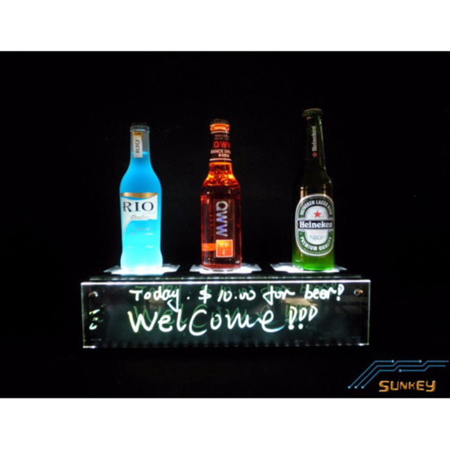 Acrylic Cylinder Super Beer Brand High Quality Bulk Supply Led Bottle Glorifier Display