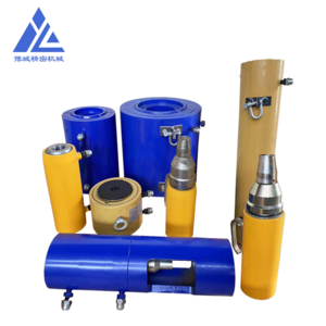 Hot Sale 200 Ton Prestressed Post Tension Stressing Cylinder Hollow Hydraulic Jacks with Oil Pump