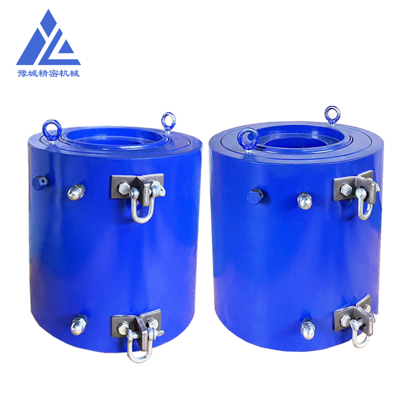 Hot Sale 200 Ton Prestressed Post Tension Stressing Cylinder Hollow Hydraulic Jacks with Oil Pump