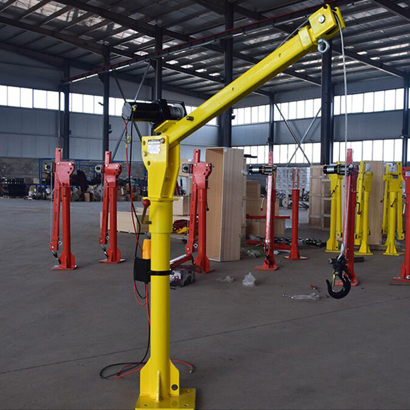 Portable pickup truck lift crane trailer mounted crane mini truck mounted mobile crane