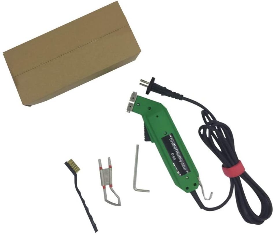 220V/110V 60W Electric Hot Knife Ribbon Rope Cutter Melting Fabric Cloth PVC Rope Nylon Rope Healing Cutting Kit Heated Cutter