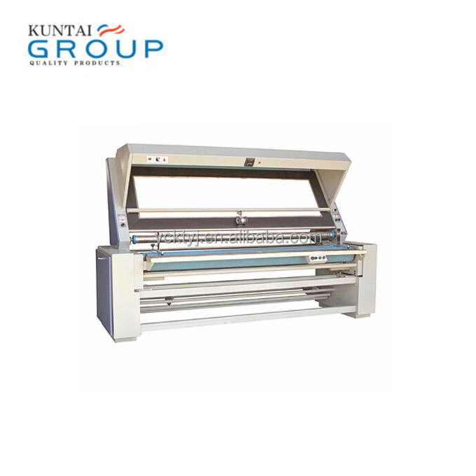 fabric inspection machine / textile rolling and cutting machine