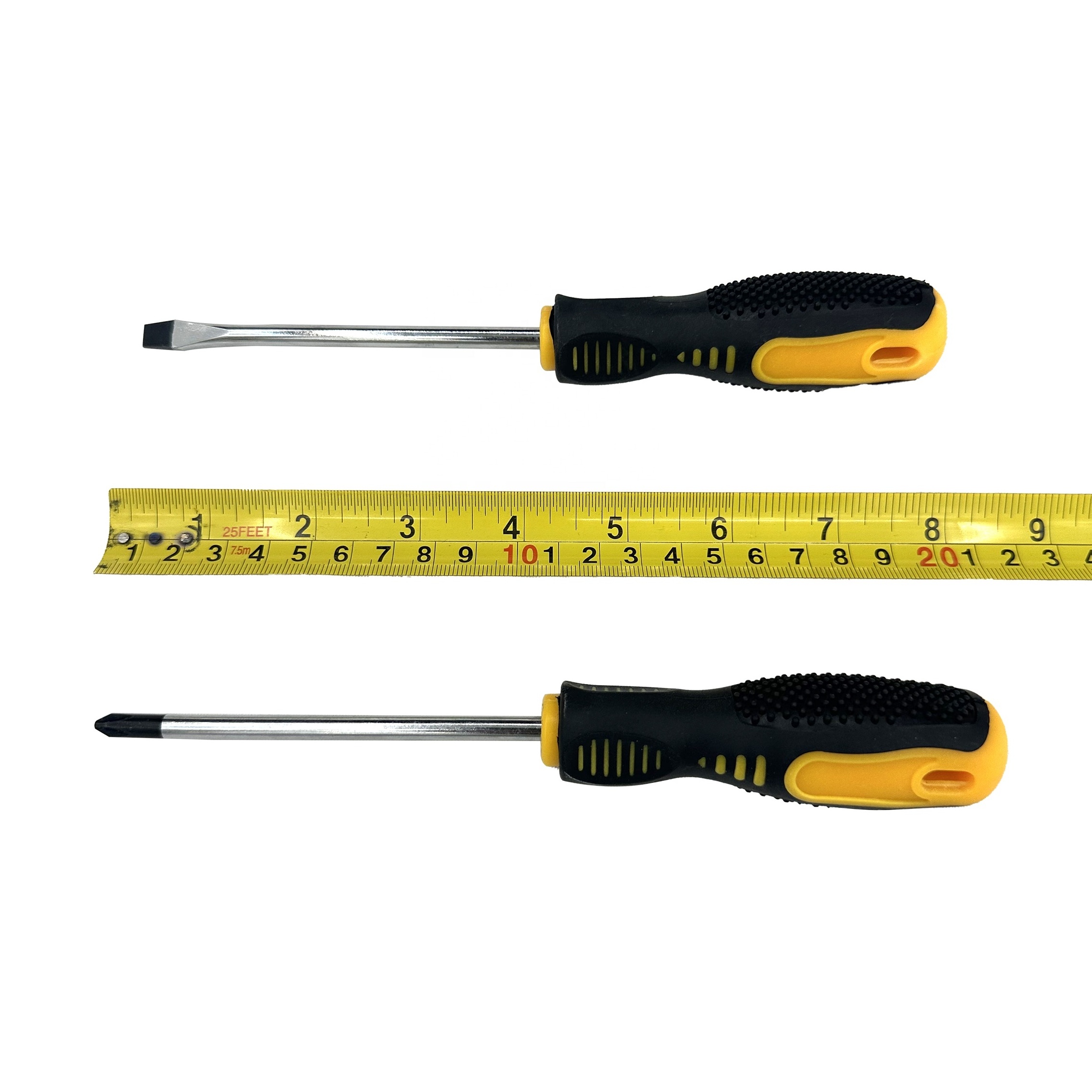 The heavy-duty screwdriver hammers the 2-in-1 can reverse the rod rod and the super hard black tip of the screwdriver factory