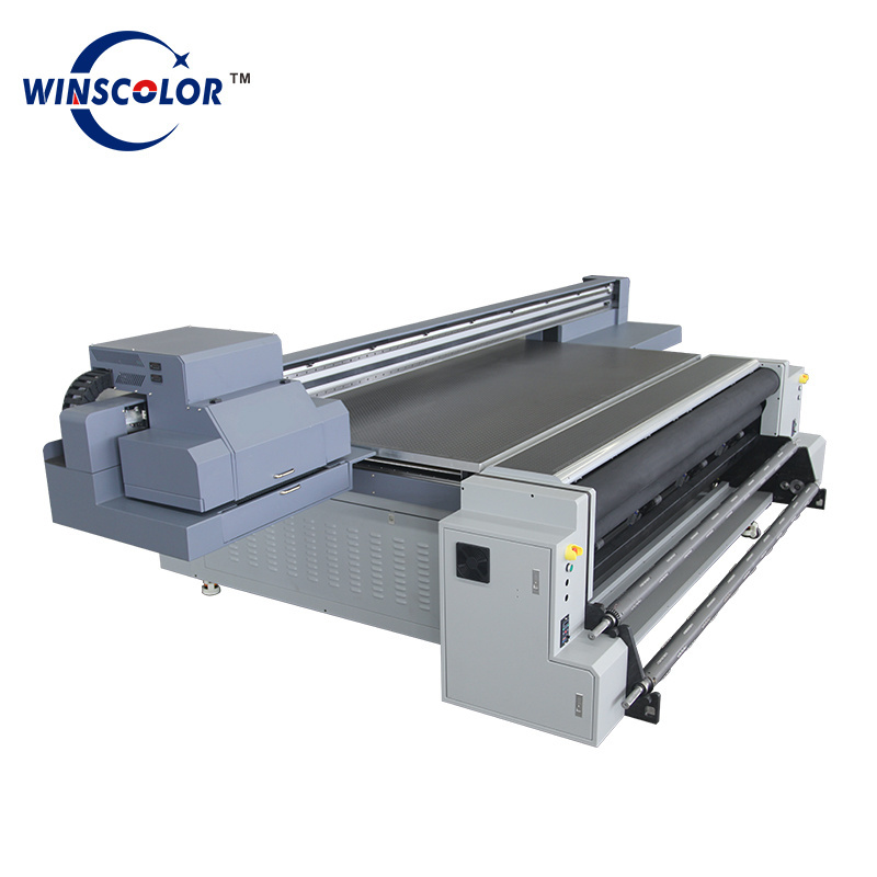 inkjet printers aluminum poster printing machine flatbed uv printer roll to roll uv machine