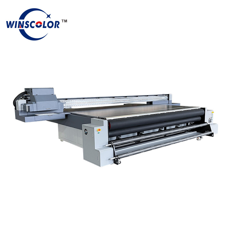 inkjet printers aluminum poster printing machine flatbed uv printer roll to roll uv machine