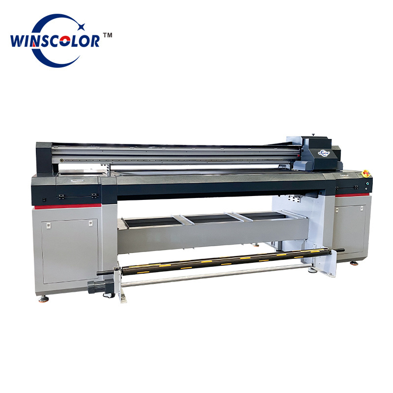 1.8m UV Roll To Roll Industrial Printer Leather PVC Sticker Printing Machine