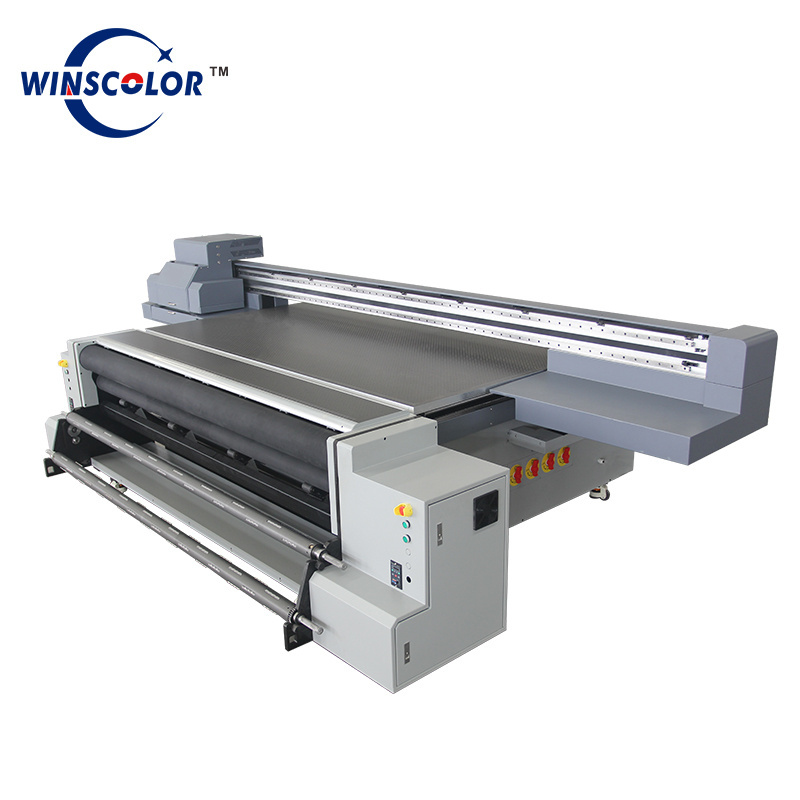 inkjet printers aluminum poster printing machine flatbed uv printer roll to roll uv machine