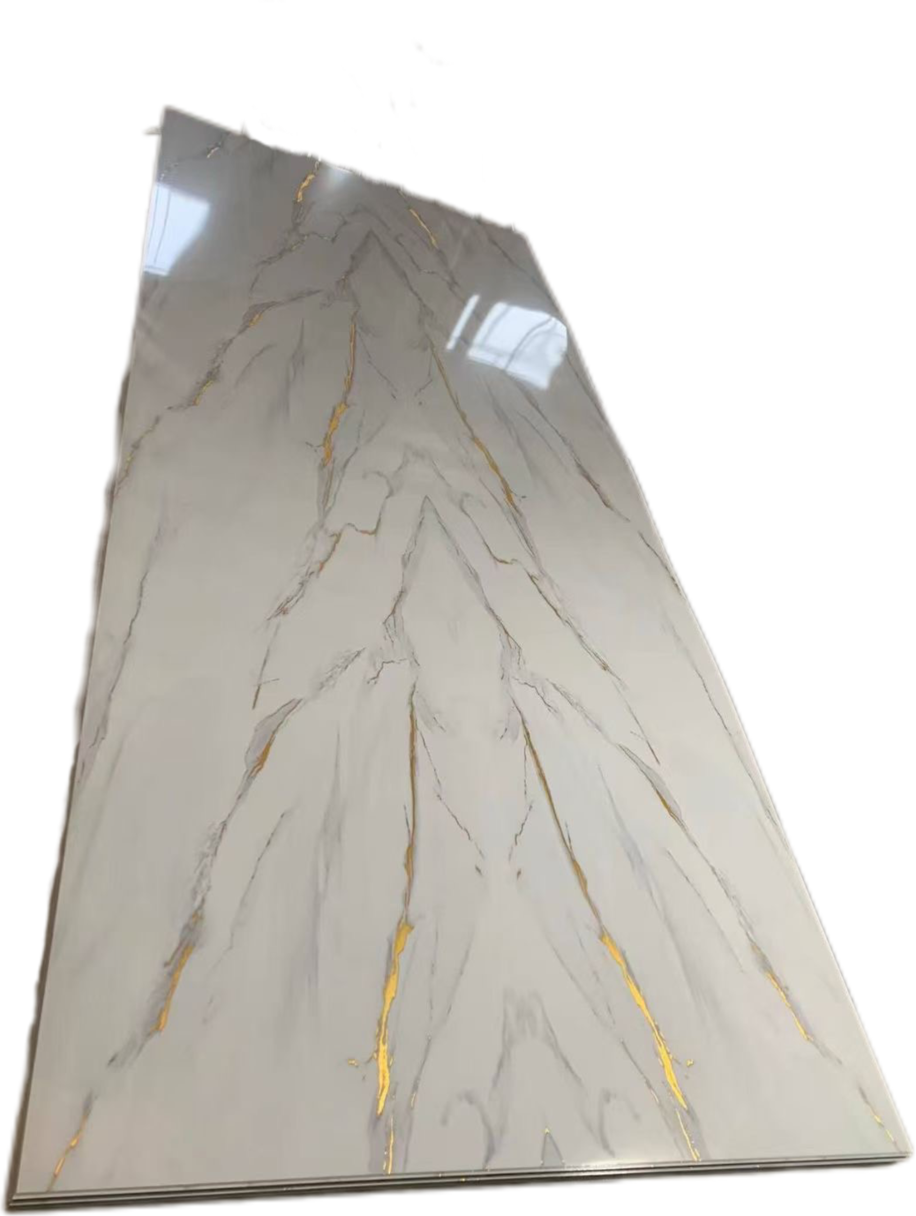 SPC UV Wall Panel 1220*2440mm PVC Rigid Marble Sheet Board Hotel House Decoration UV Protected PVC Marble Sheet Board Interior