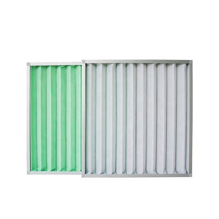 Cartridge Cardboard Frame Mini Pleat Air Filter G3 G4  Merv8 Merv9  Air Purifier Filtration prefilter