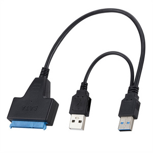 Sata To USB 3.0/2.0 Hard Driver Adapter Support 2.5 Inches External SSD HDD Hard Drive 22 Pin Sata III Cable Sata USB Cable