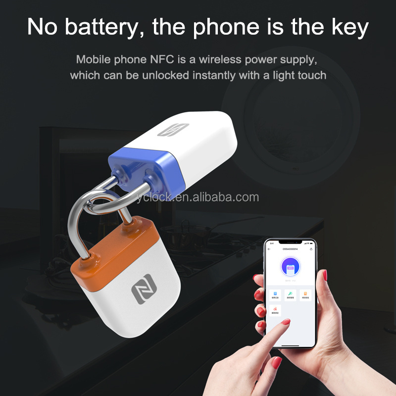 Locks manufacturer combination padlock no battery luggage student keyless Luggage Backpack cheap lock digit APP NFC lock