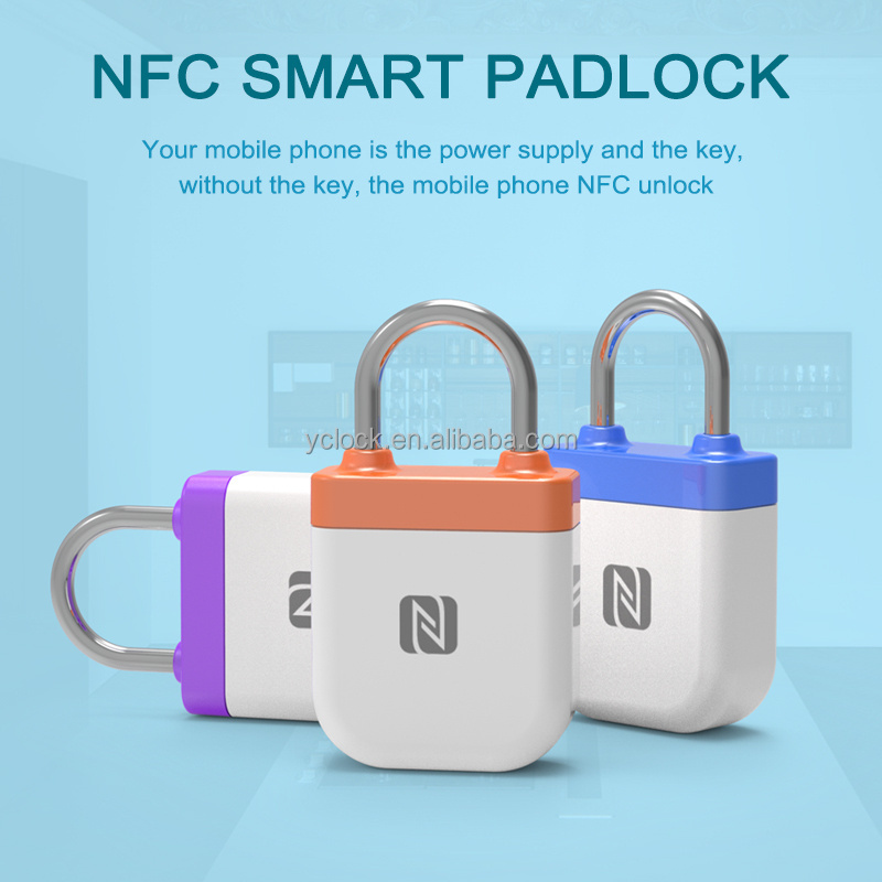 Locks manufacturer combination padlock no battery luggage student keyless Luggage Backpack cheap lock digit APP NFC lock