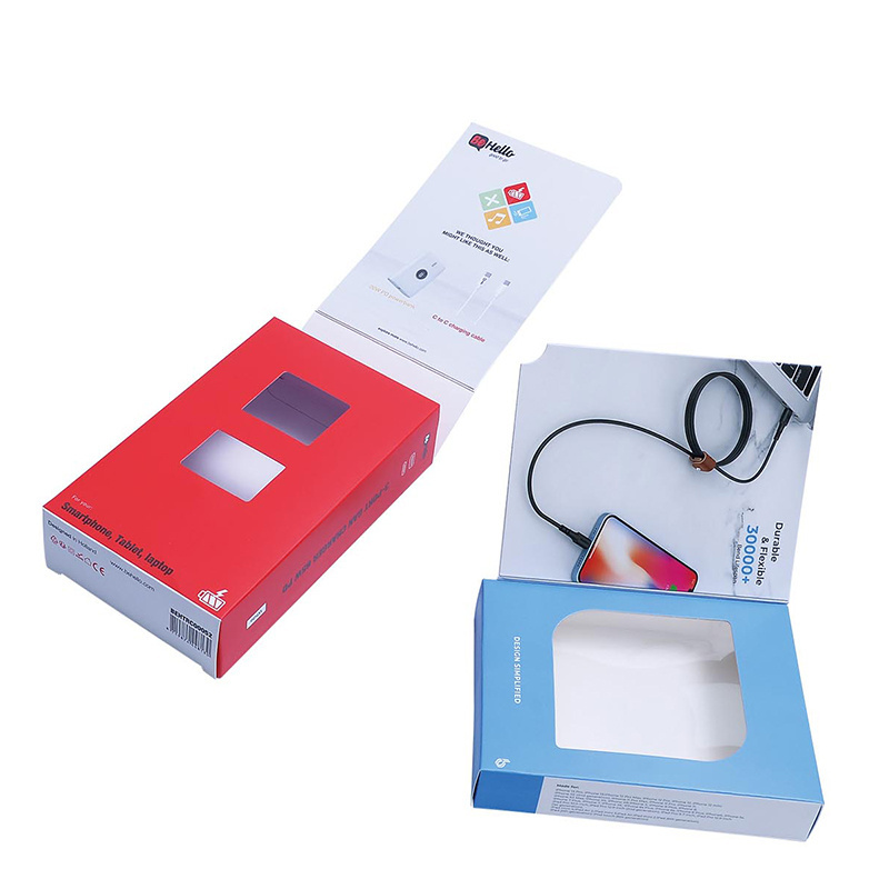 Wholesale Electronics Packaging Data Cable Phone Charger Usb Cable Box Paper Custom Packaging Box