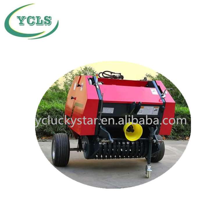 Mini Round Baler Pack the Materials into Cylinder Shape