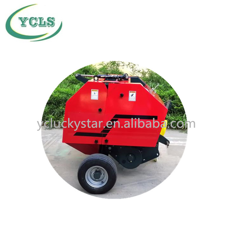 Mini Round Baler Pack the Materials into Cylinder Shape