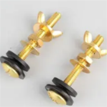 Two-piece Toilet Tank and Seat Fixation Screw and Bolt Kits